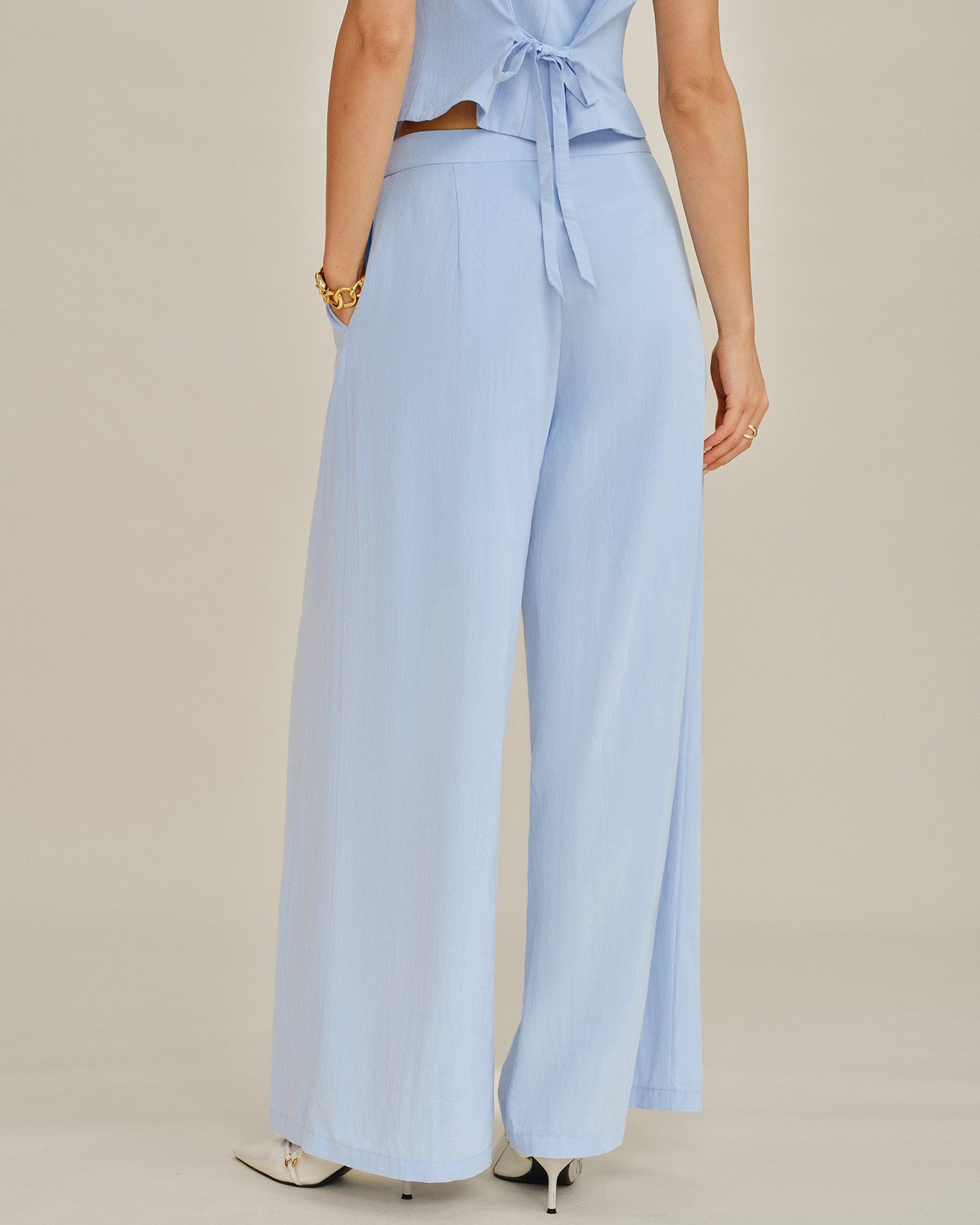 Women's Woven Viscose Pants Bottoms - RIHOAS