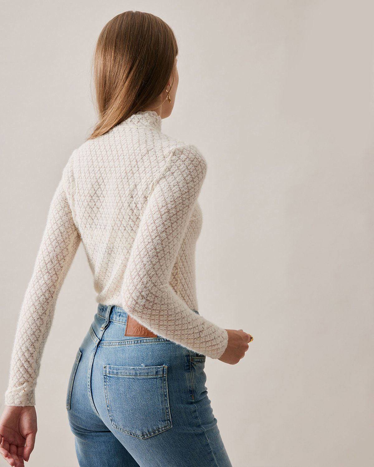 The Floral See-Through Knitwear - RIHOAS