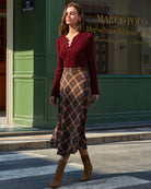 Women Knitted Nylon Viscose blended Sweaters Tops - RIHOAS