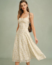 Women's Knit Polyester Midi Dress Dresses - RIHOAS