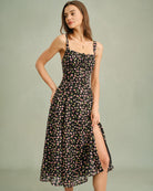Women's Knit Polyester Midi Dress Dresses - RIHOAS