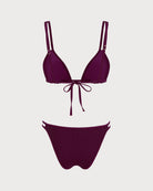 Women's Knitted Nylon Bikini Set Bikinis - RIHOAS