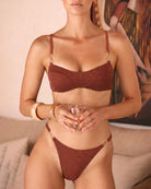 Women's Knitted Nylon Bikini Set Bikinis - RIHOAS