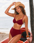 Women's Knitted Nylon Bikini Set Bikinis - RIHOAS