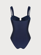 Women's Knitted Nylon One-Piece Swimsuit One-Pieces - RIHOAS