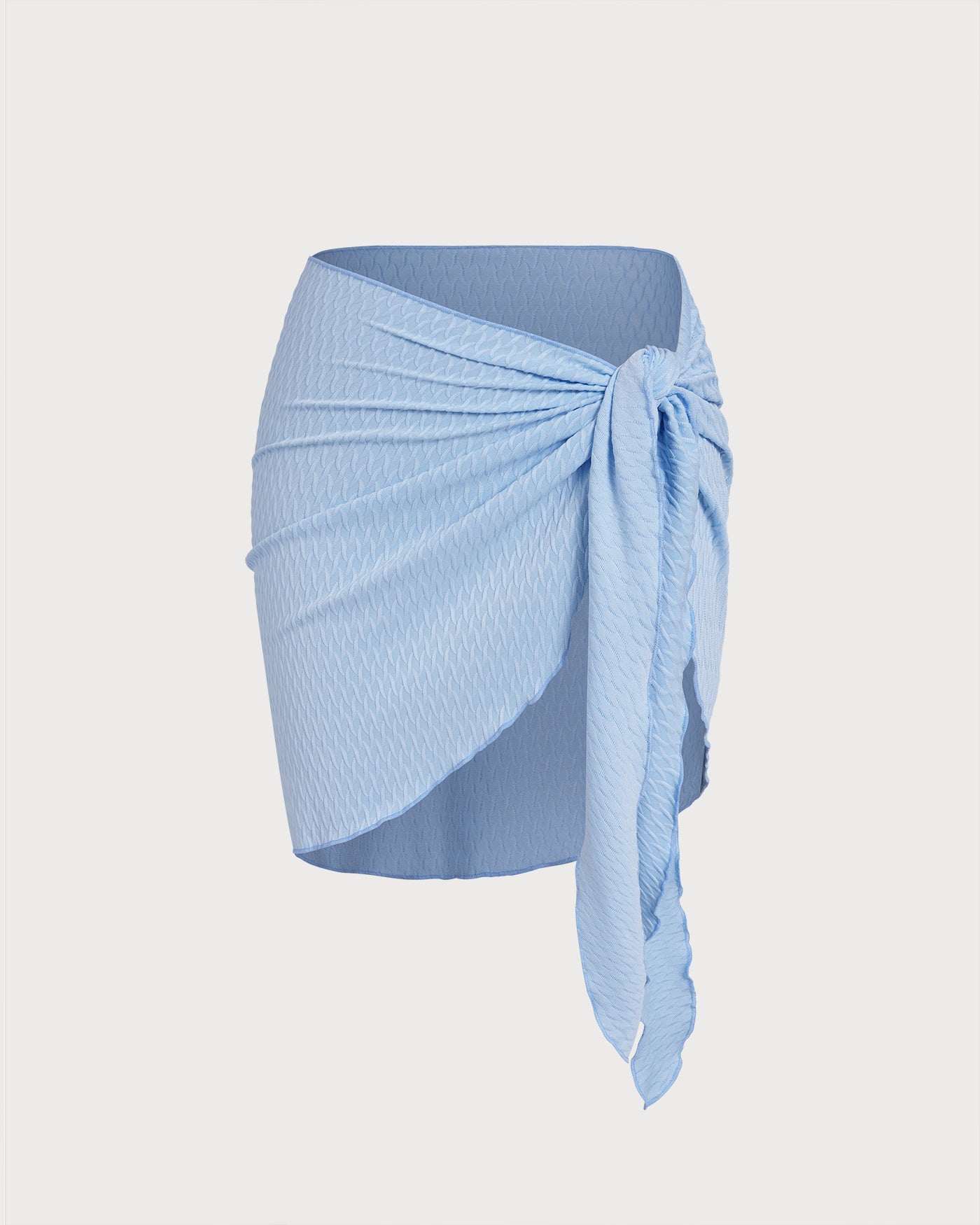 Women's knitted polyester cover-up Blue Cover-ups - RIHOAS
