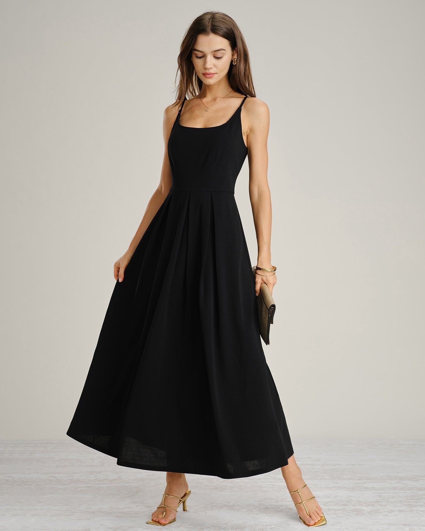 Women's Knitted Polyester Maxi Dress Dresses - RIHOAS