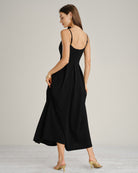 Women's Knitted Polyester Maxi Dress Dresses - RIHOAS