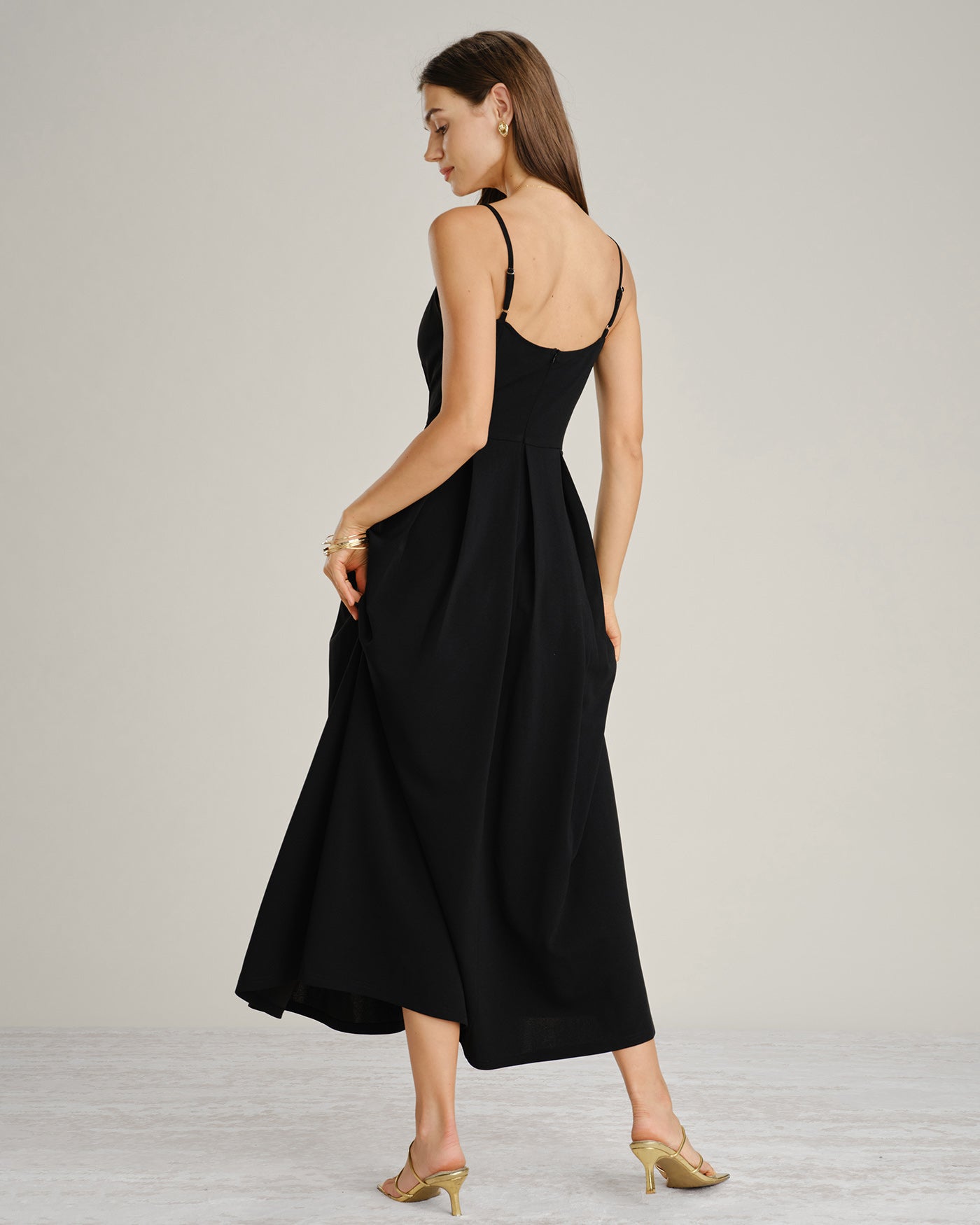 Women's Knitted Polyester Maxi Dress Dresses - RIHOAS