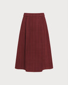 Women's Knitted Polyester Midi Skirt Bottoms - RIHOAS
