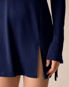 Women's Knitted Polyester Mini Dress Dresses - RIHOAS