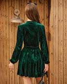 Women's Knitted Polyester Mini Dress Dresses - RIHOAS