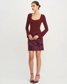 Women's Knitted Polyester Skirt Bottoms - RIHOAS