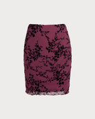 Women's Knitted Polyester Skirt Bottoms - RIHOAS
