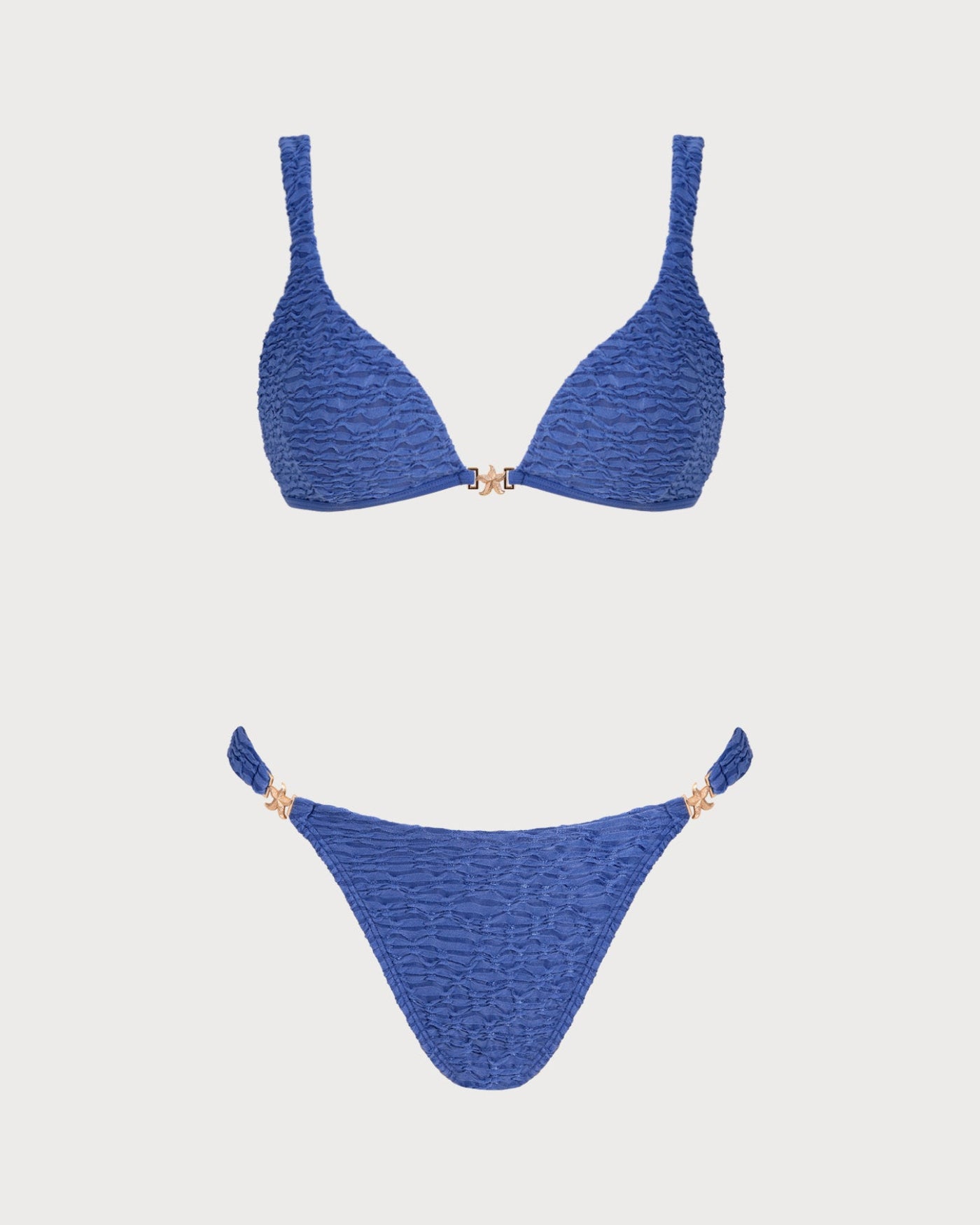 Women's Knitted Polyester Trim Bikini Set Bikinis - RIHOAS