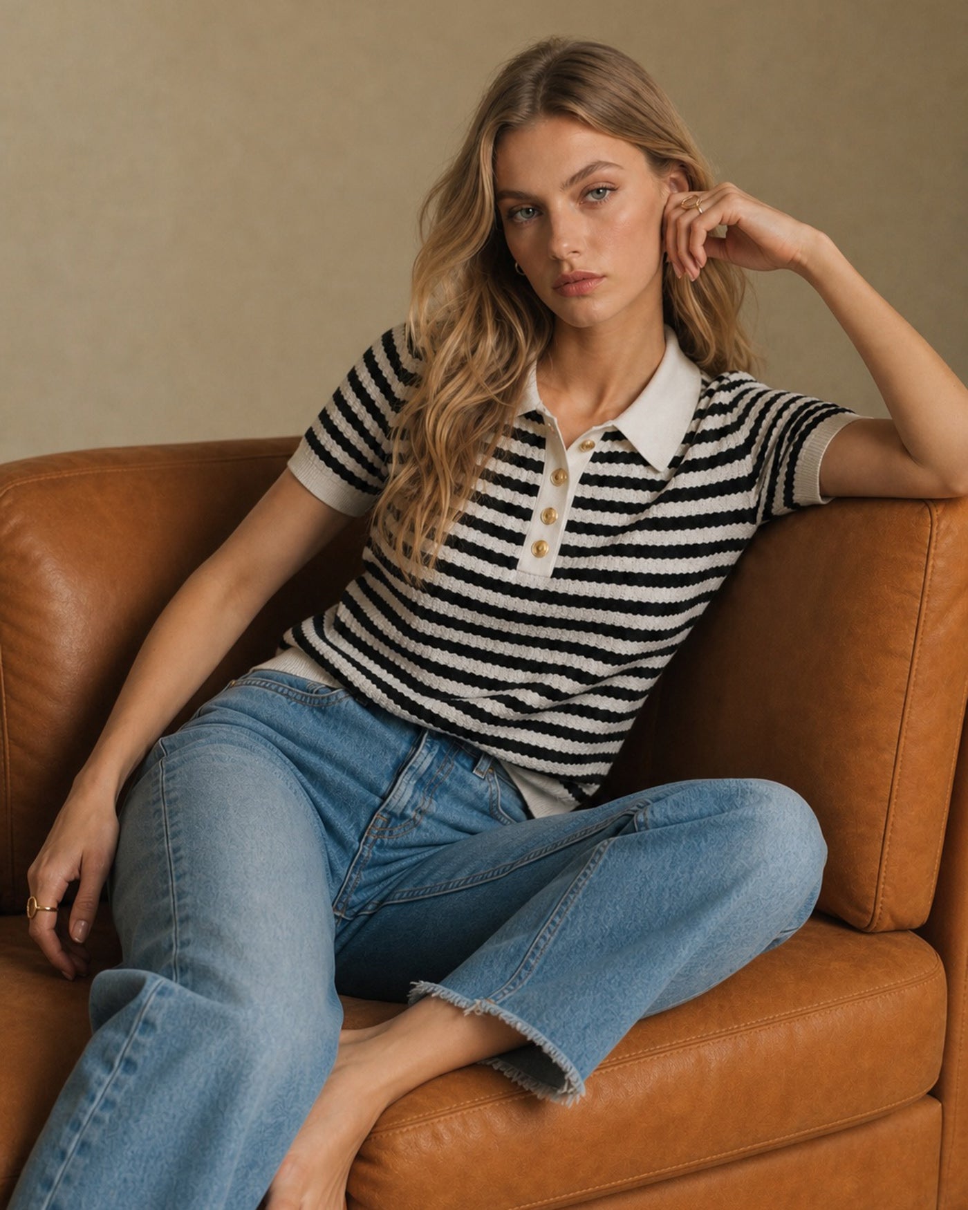 Women's Knitted Viscose Knits Tops - RIHOAS