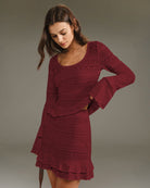 Women's Knitted Viscose Skirts Bottoms - RIHOAS