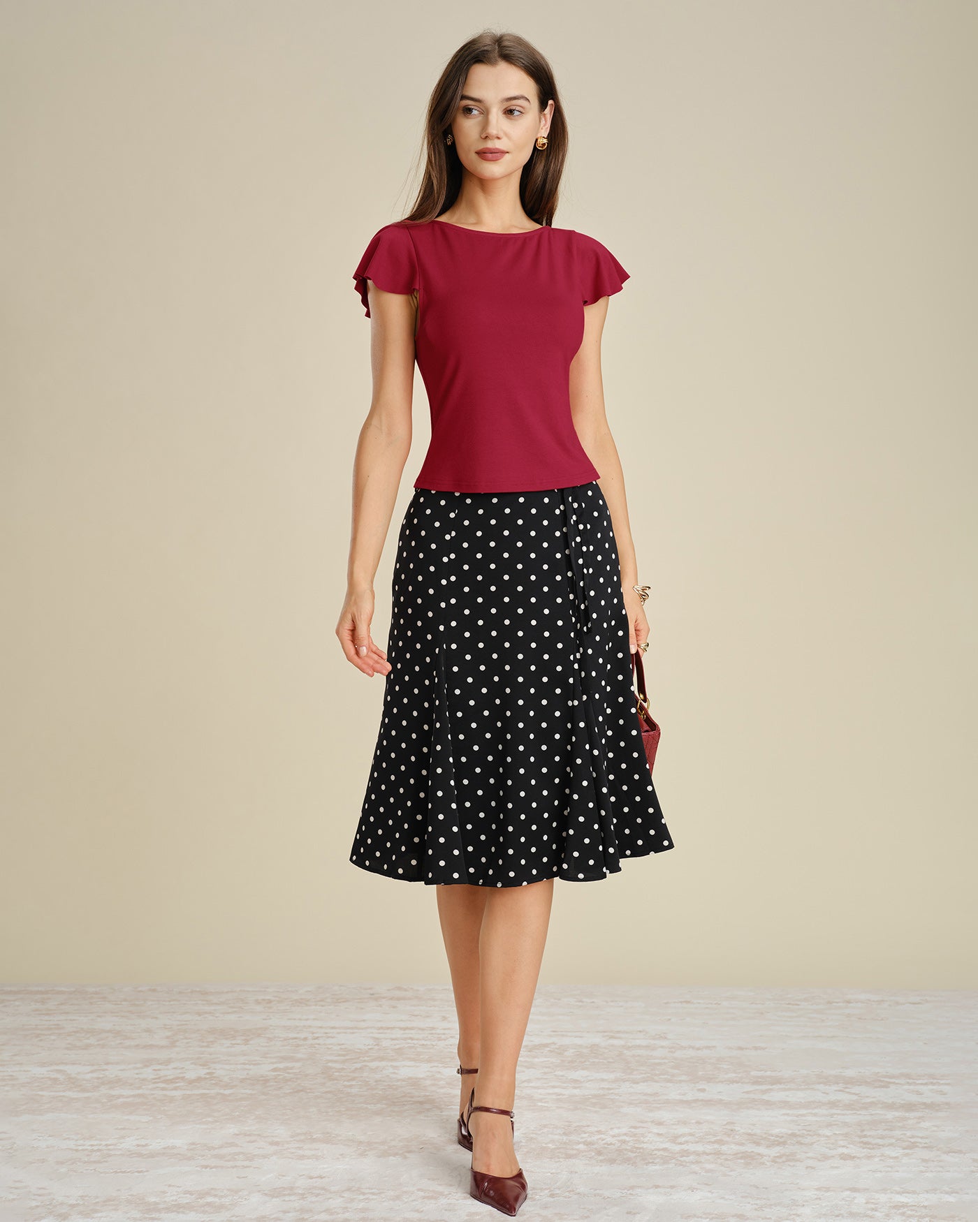 Women's Knitted Viscose Tees Tops - RIHOAS