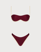 Women's Nylon Knit Bikini Set Bikinis - RIHOAS