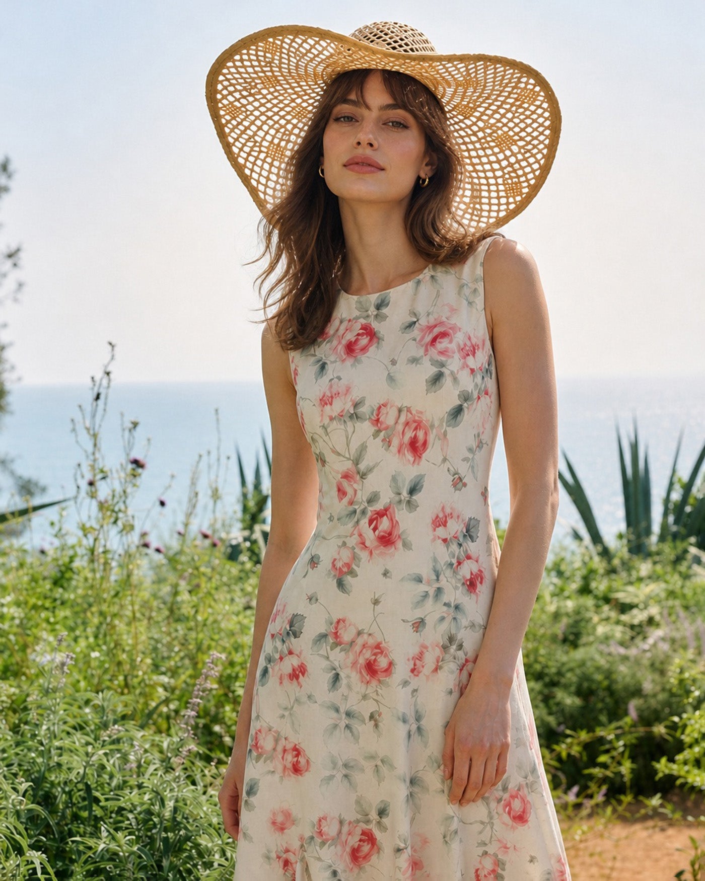 Women's Polyester Knit  Maxi Dress Dresses - RIHOAS