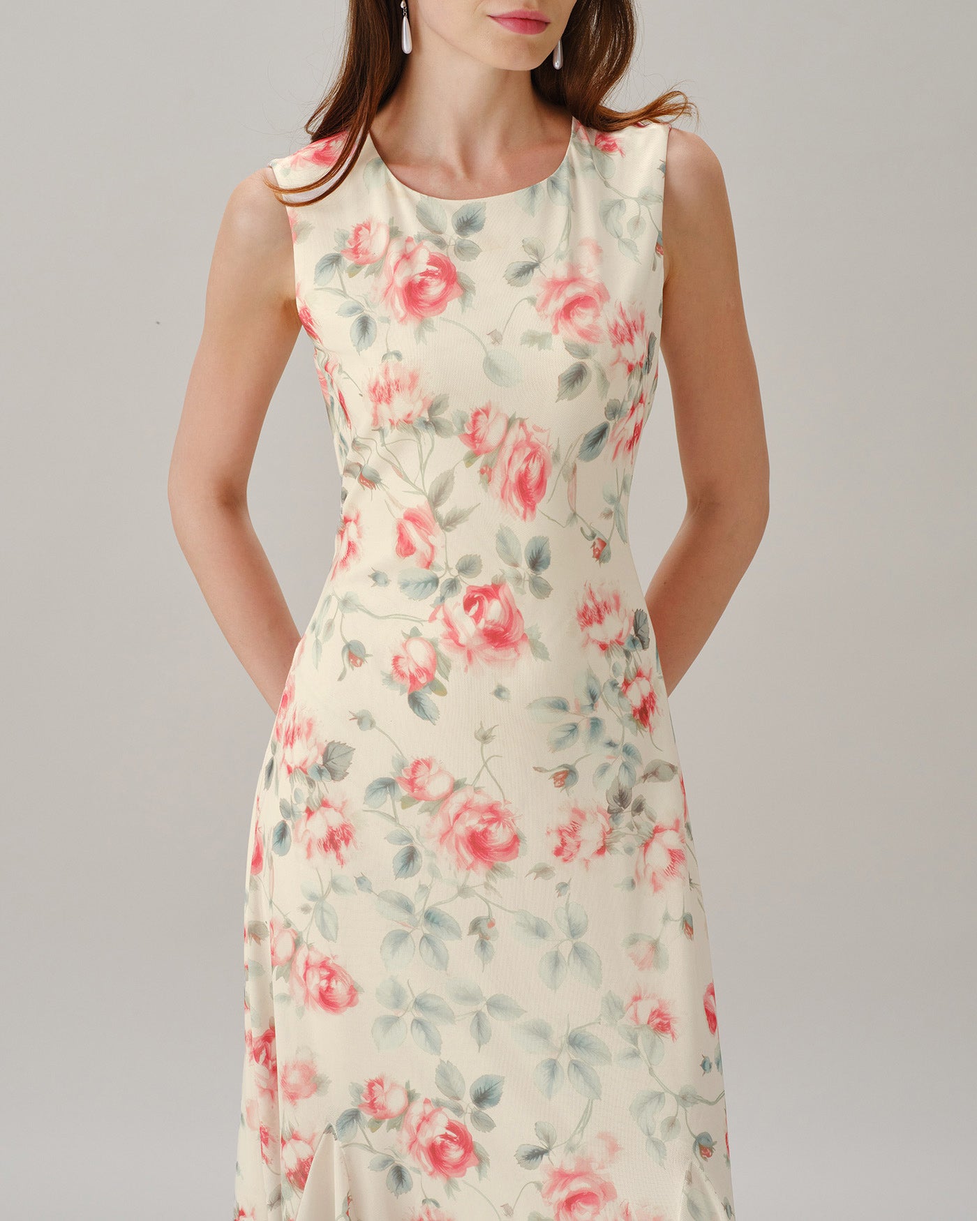 Women's Polyester Knit  Maxi Dress Dresses - RIHOAS