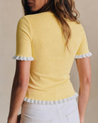 Women's Polyester Knit Sweater Tops - RIHOAS