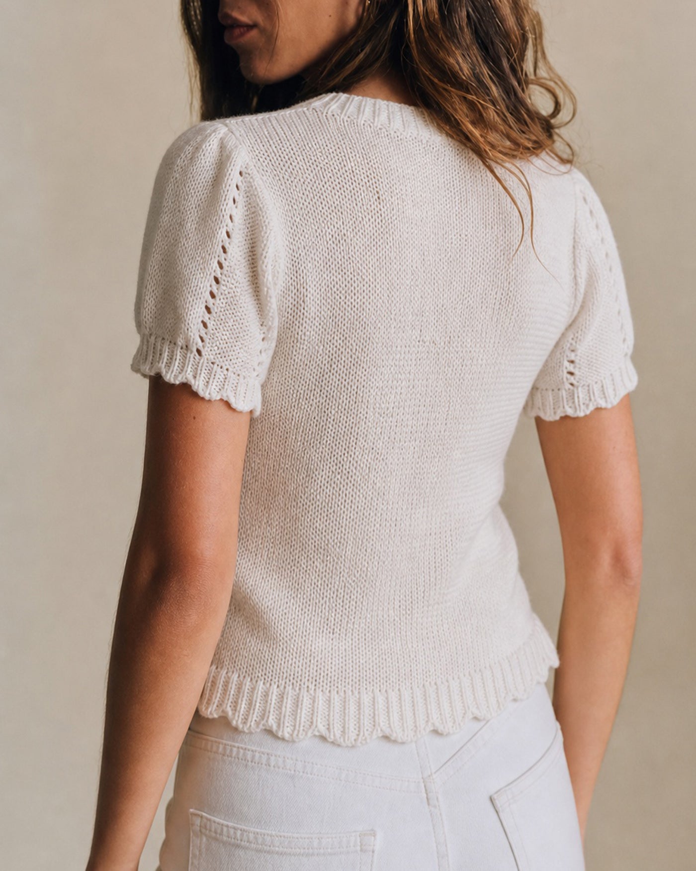 Women's Polyester Knit Sweater Tops - RIHOAS