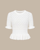 Women's Polyester Knit Top Tops - RIHOAS