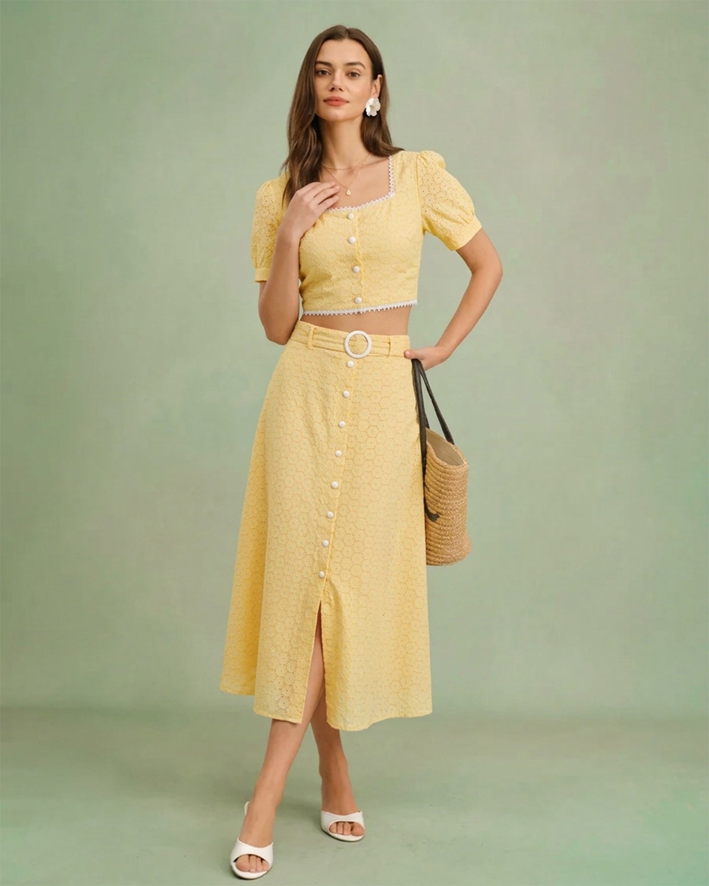 Women's Woven Cotton Blouses Tops - RIHOAS