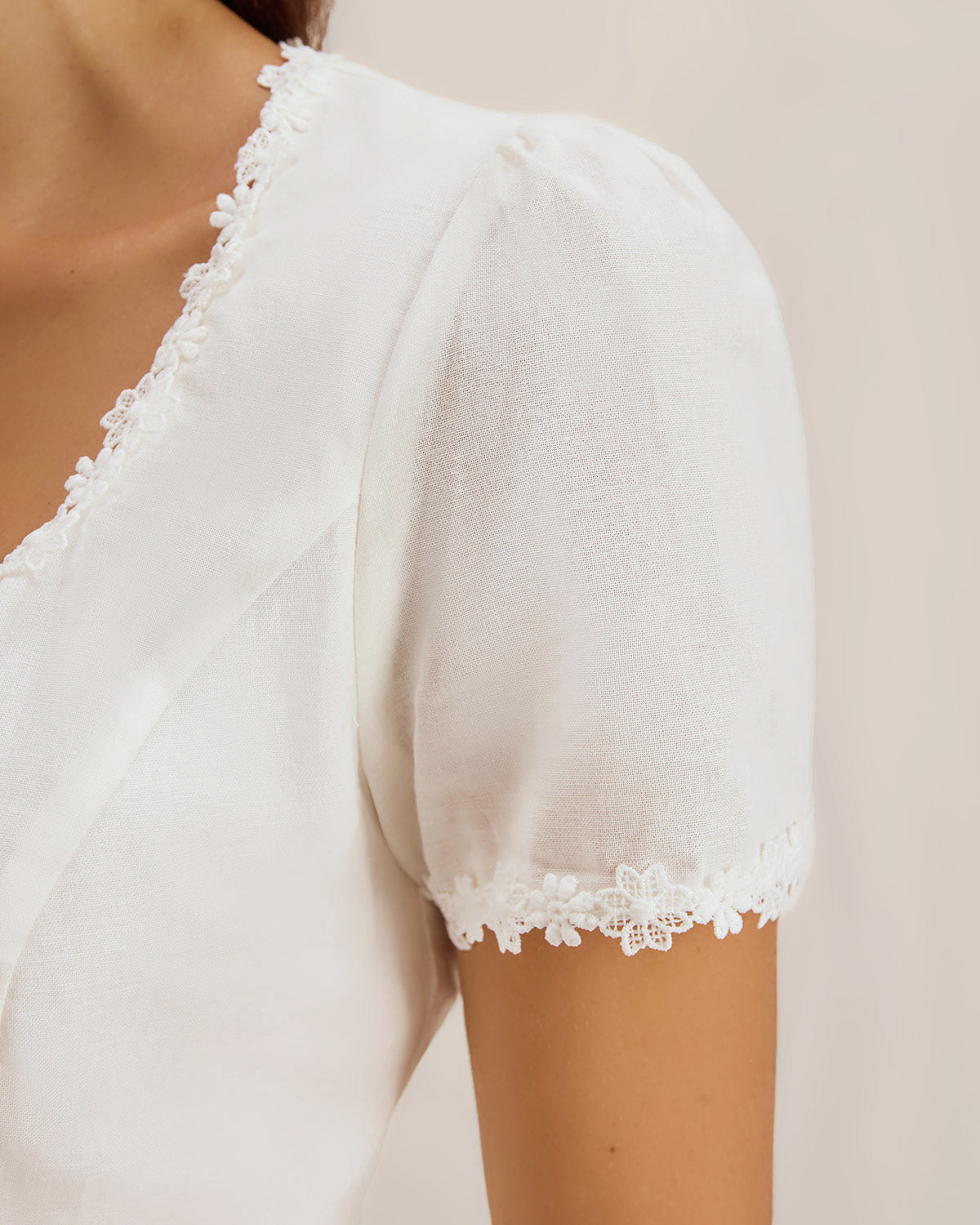 Women's Woven Cotton Blouses Tops - RIHOAS
