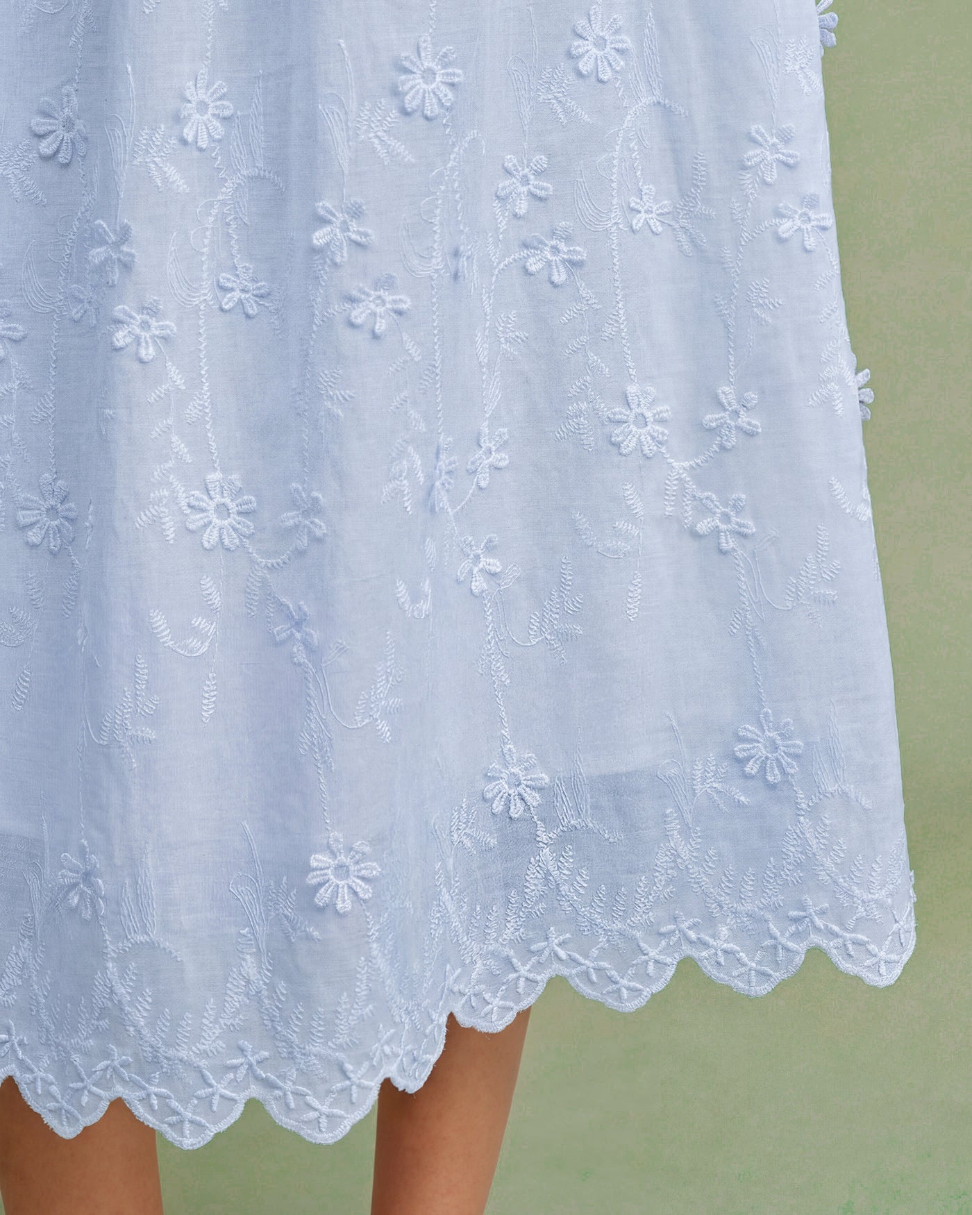 Women's Woven Cotton Midi Dress Dresses - RIHOAS