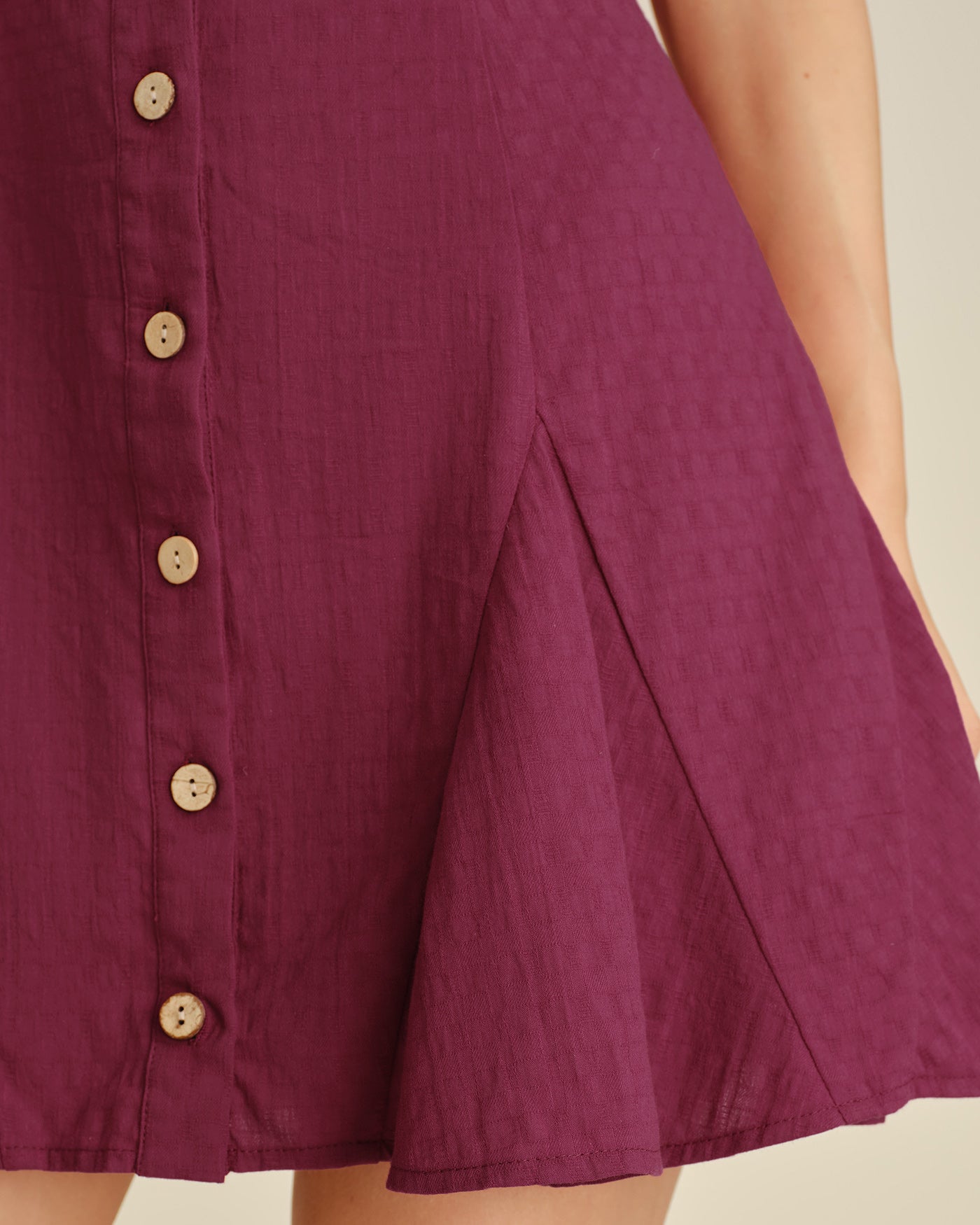 Women's Woven Cotton Mini Dress Dresses - RIHOAS