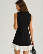 Women's Woven Cotton Mini Dress Dresses - RIHOAS