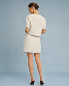 Women's Woven Cotton Skirt Bottoms - RIHOAS