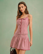 Women's Woven Cotton Skirt Bottoms - RIHOAS