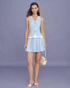 Women's Woven Cotton Skirt Bottoms - RIHOAS