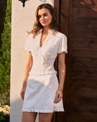 Women's Woven Cotton Skirt Bottoms - RIHOAS