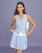 Women's Woven Cotton Skirt Bottoms - RIHOAS