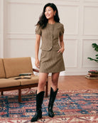 Women's Woven Cotton Skirt Bottoms - RIHOAS