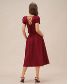 Women's Woven Cotton Skirt Bottoms - RIHOAS