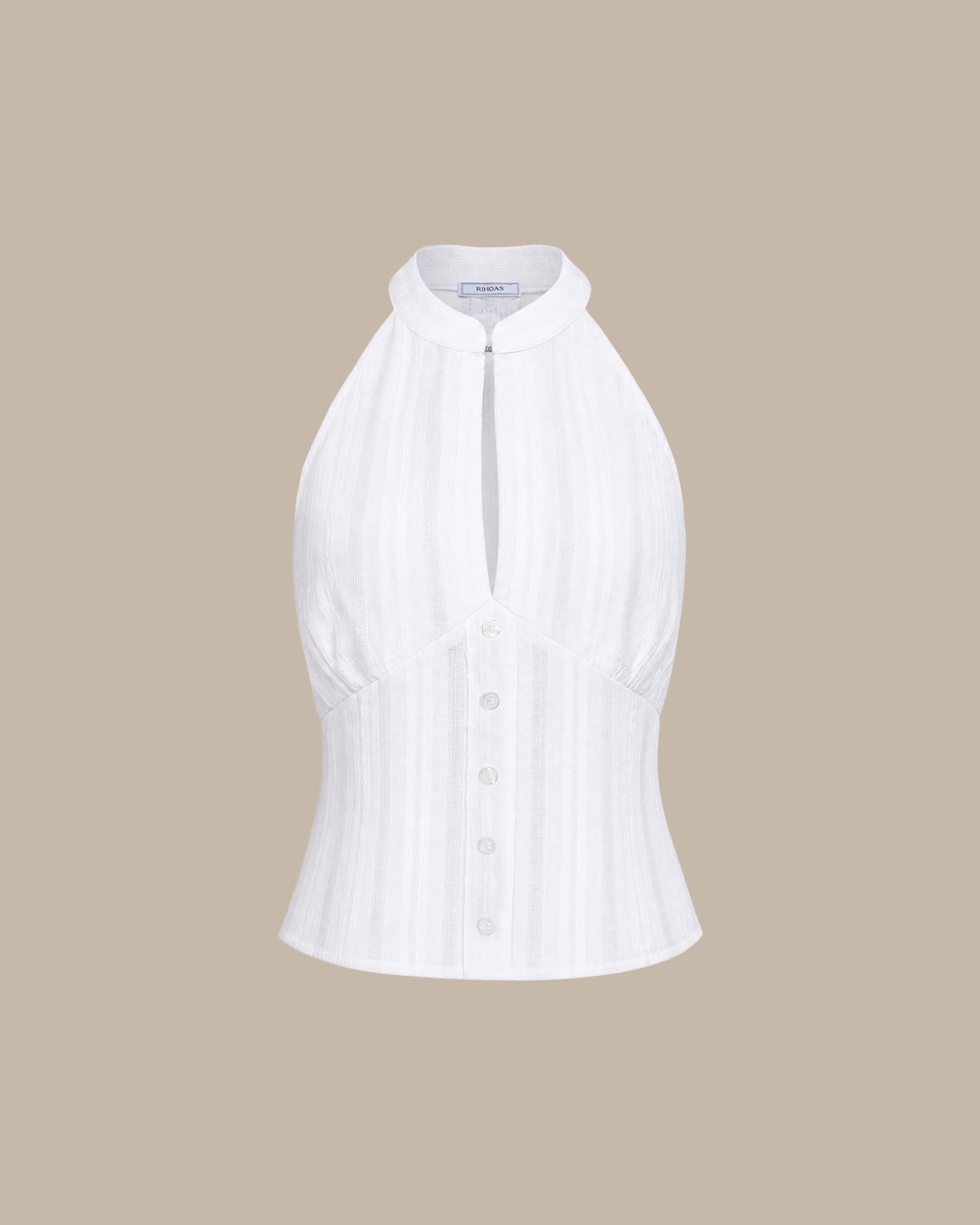 Women's Woven Cotton Tank Tops Tops - RIHOAS