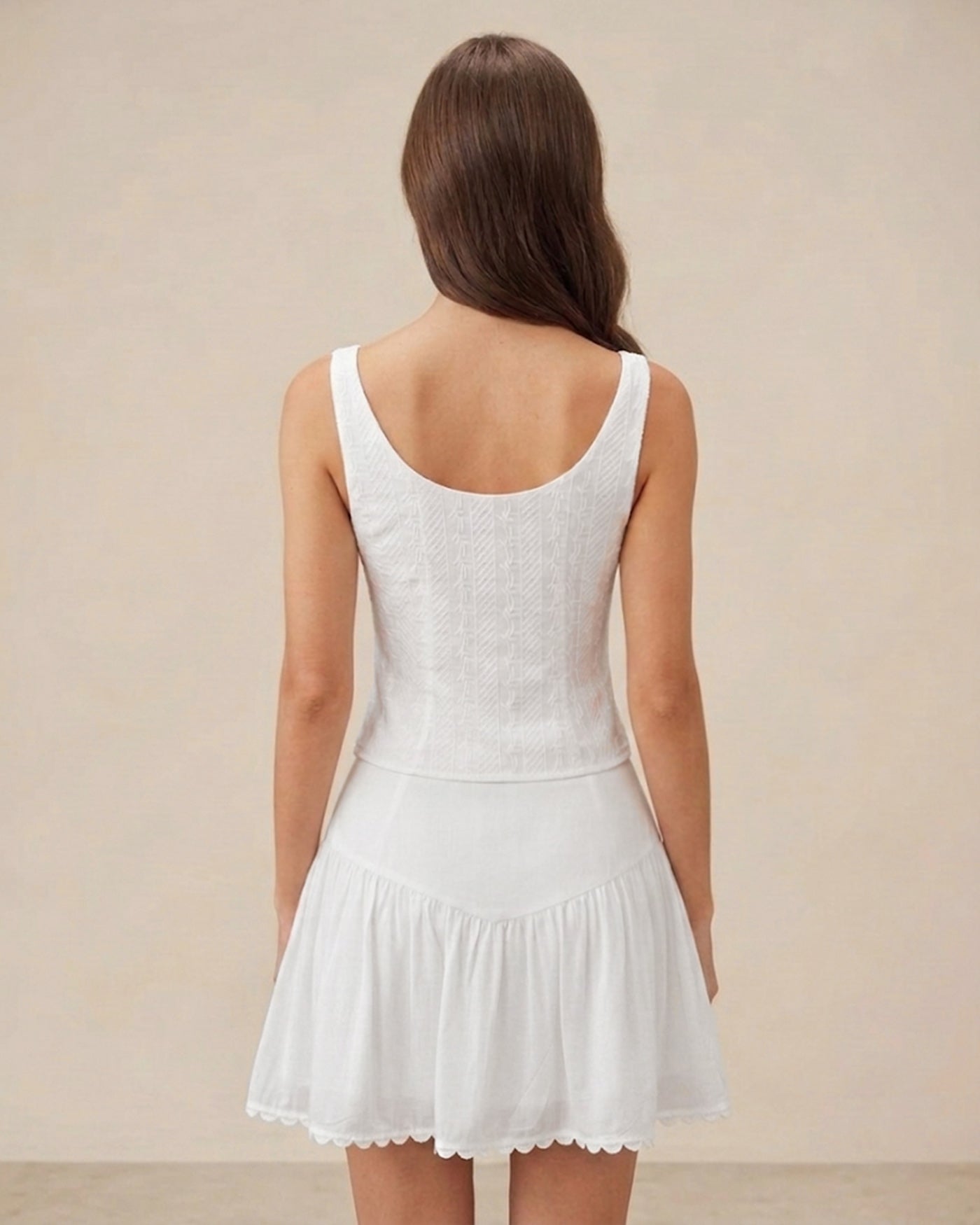 Women's Woven Cotton Vest Tops - RIHOAS