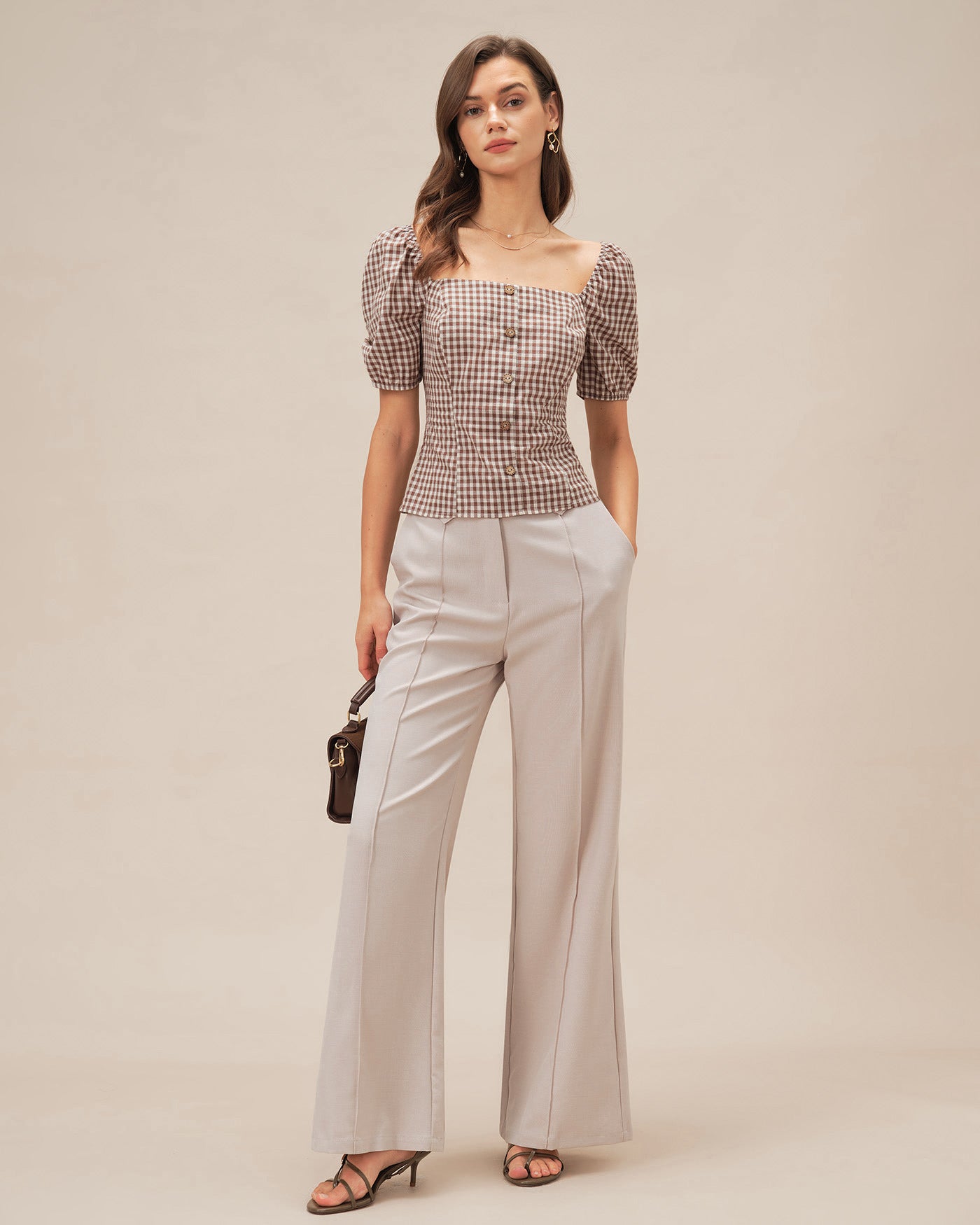 Women's Woven Polyester Blouses Tops - RIHOAS