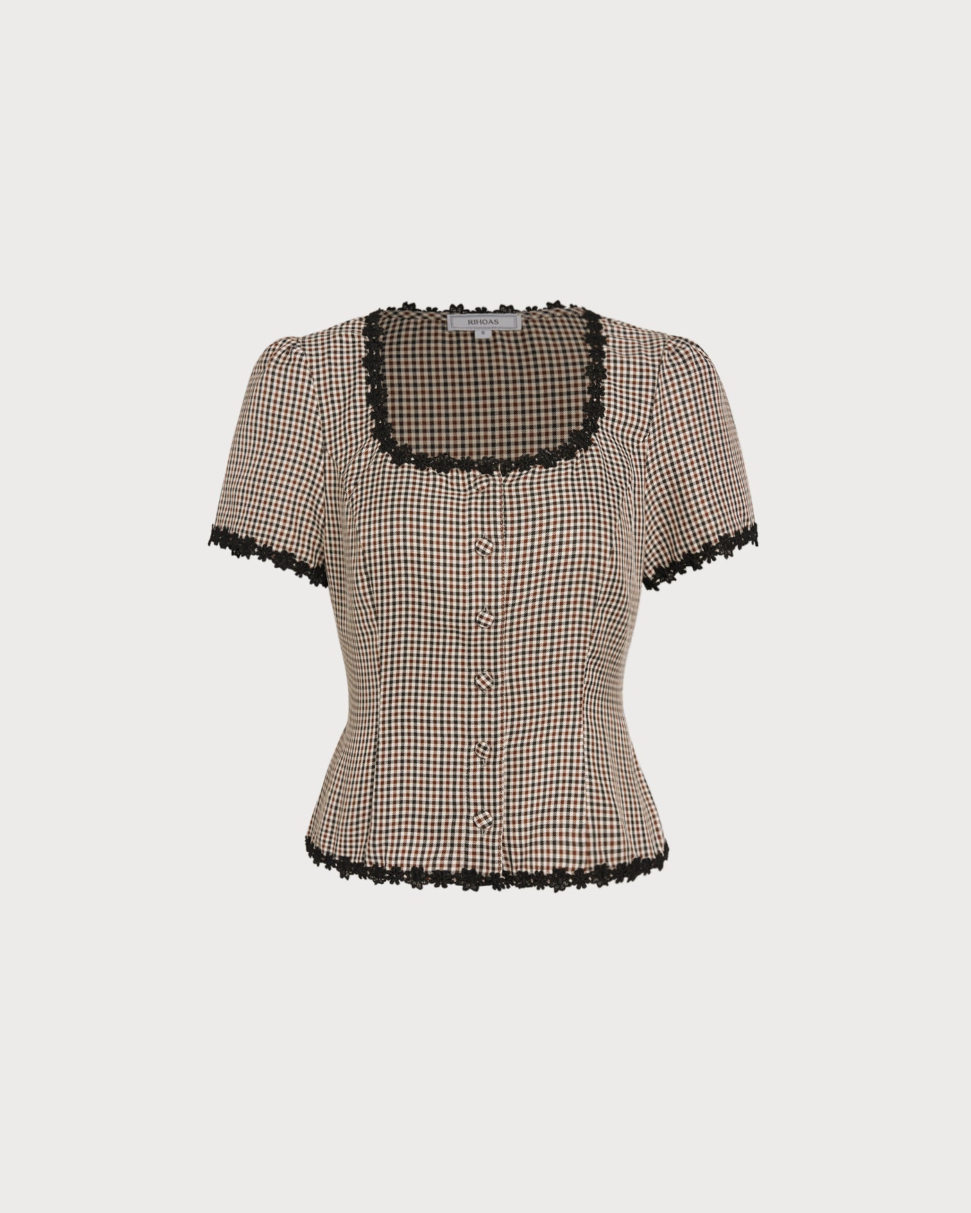 Women's Woven Polyester Blouses Tops - RIHOAS