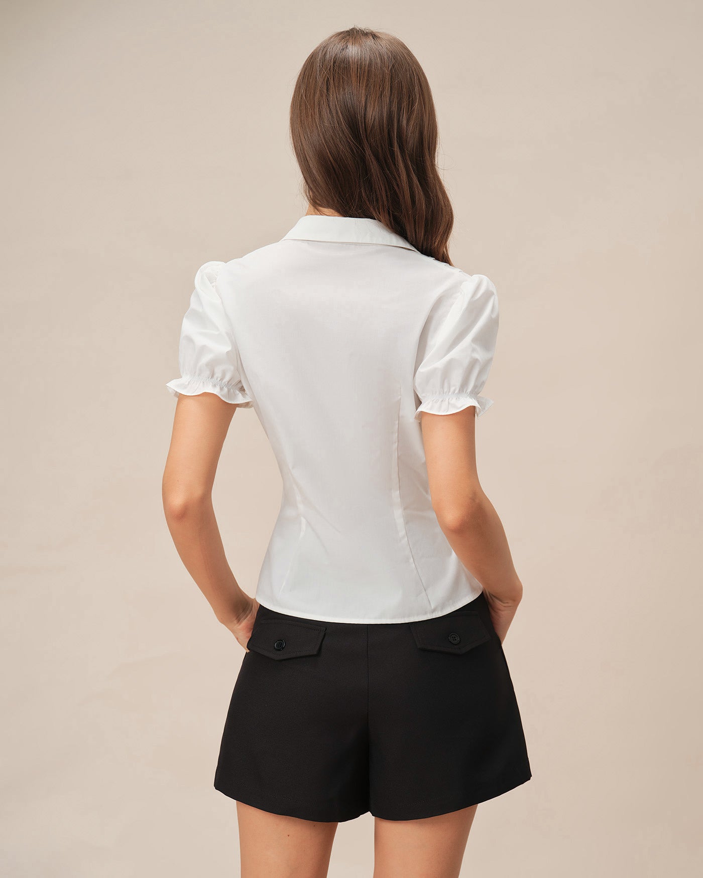 Women's Woven Polyester Blouses Tops - RIHOAS