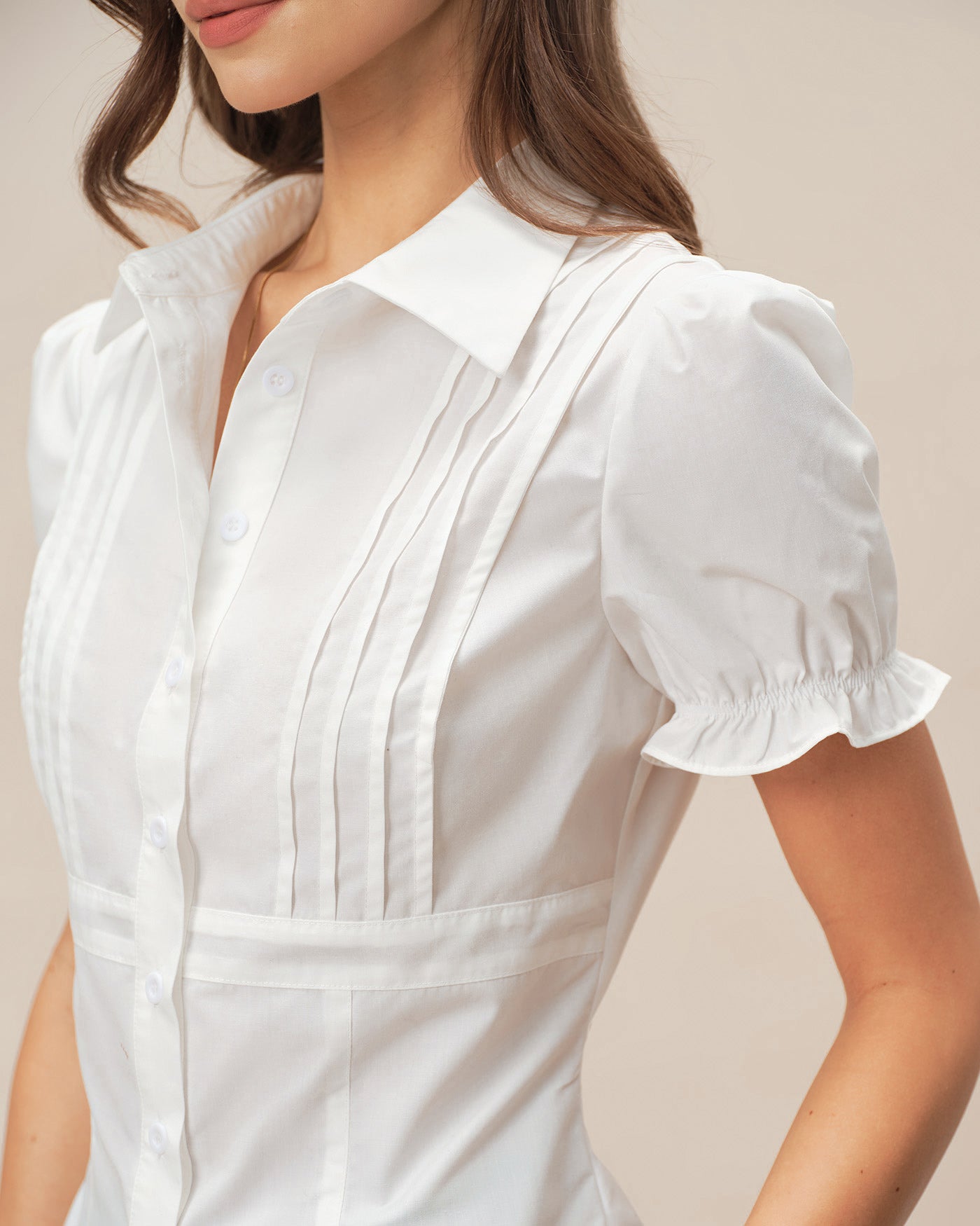 Women's Woven Polyester Blouses Tops - RIHOAS