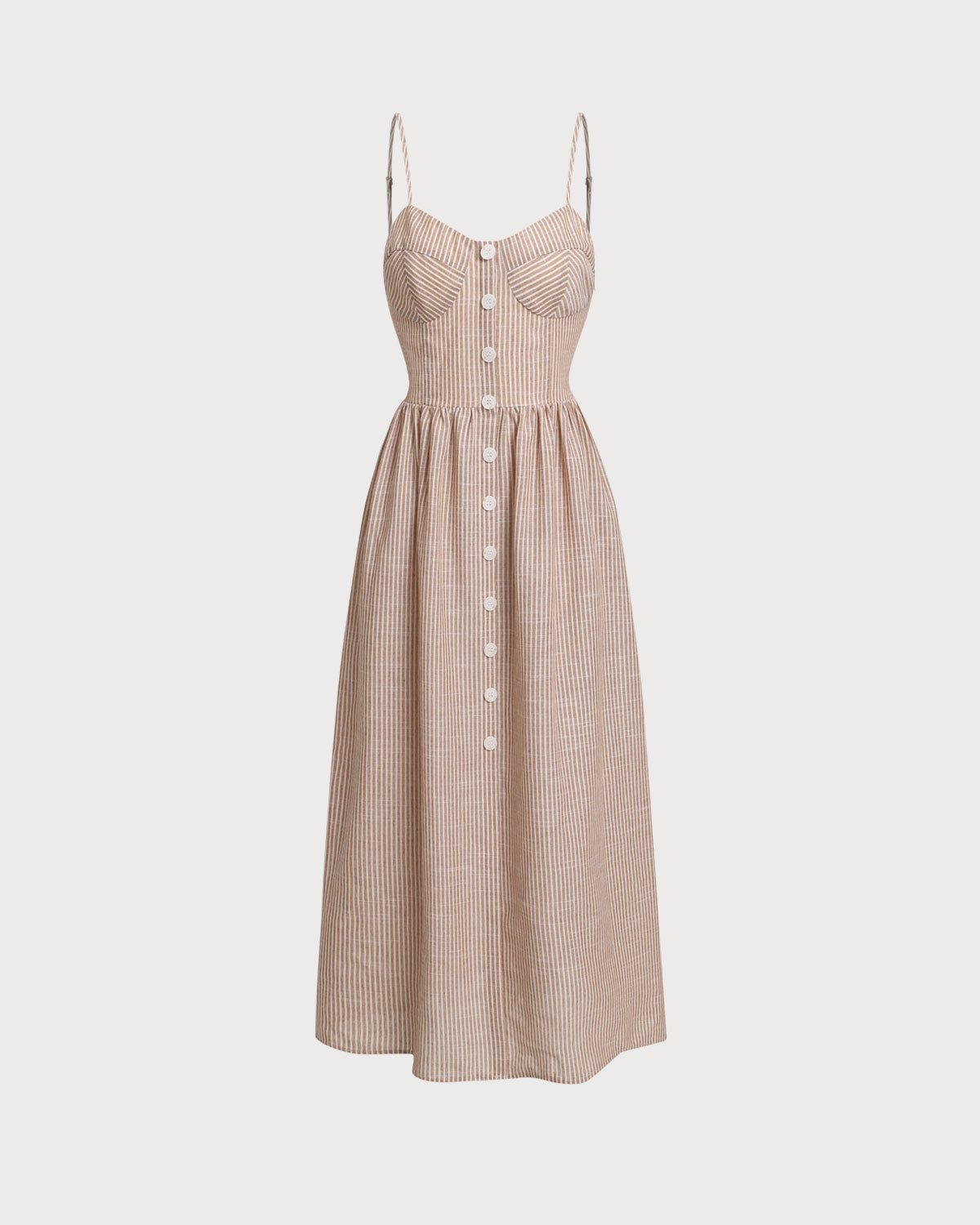 Women's Woven Polyester Cotton Long Dress Dresses - RIHOAS