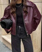 Women's Woven Polyester Jacket Outerwear - RIHOAS
