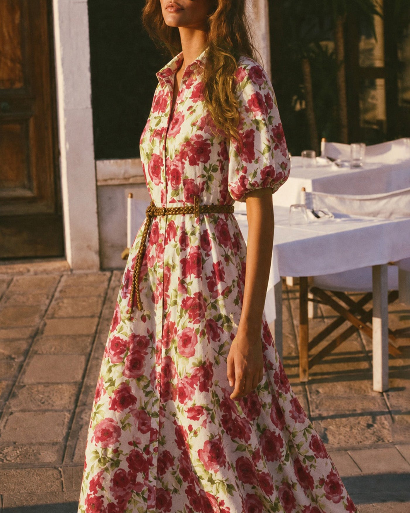 Women's Woven Polyester Maxi Dress Dresses - RIHOAS