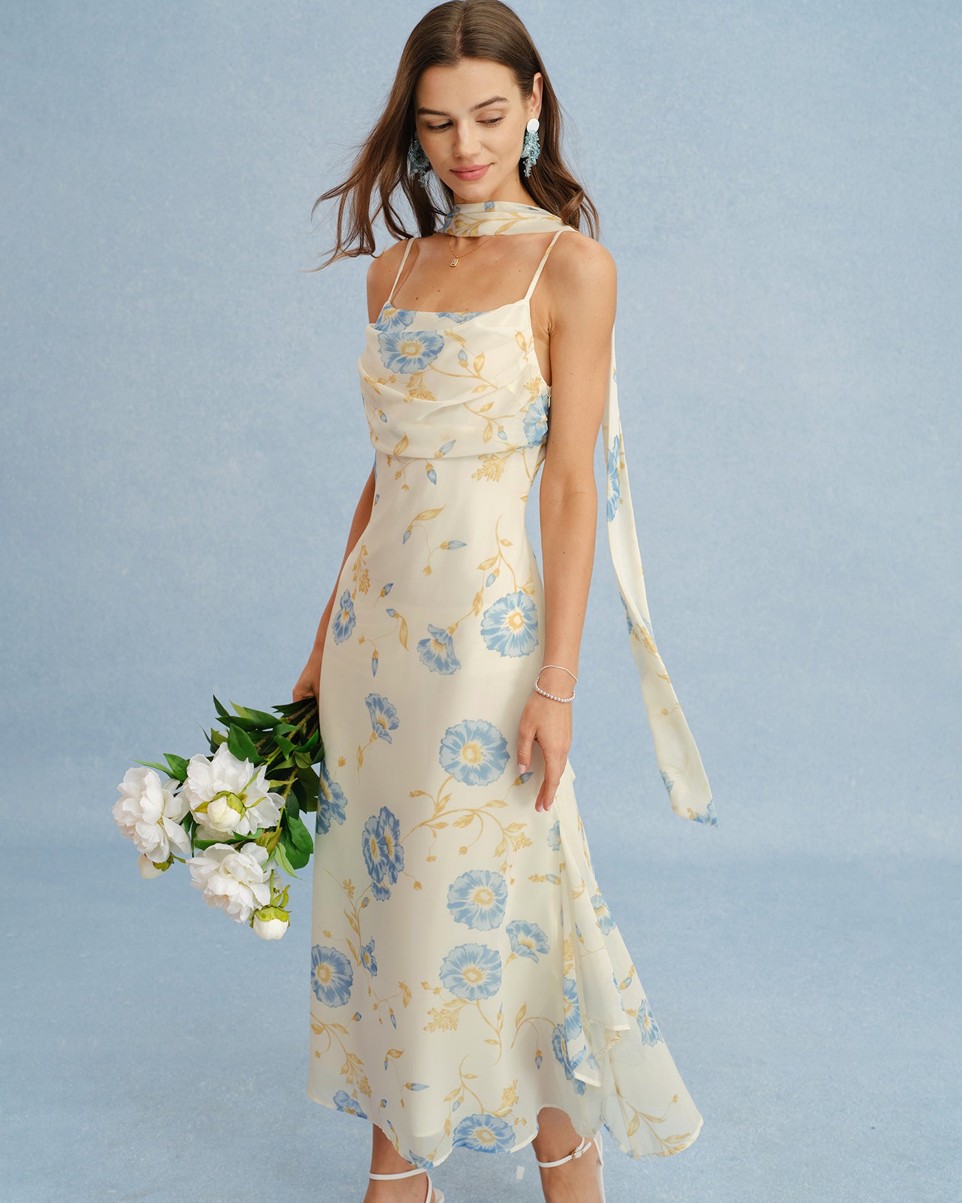 Women's Woven Polyester Maxi Dress Dresses - RIHOAS